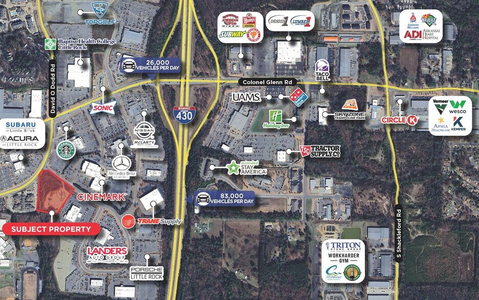 Bowman Plaza Dr, Little Rock, AR à vendre - Aérien - Image 2 de 2