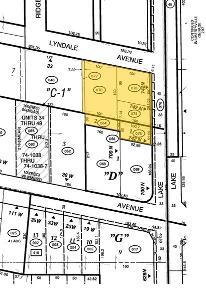 742 N Lake St, Mundelein, IL à vendre - Plan cadastral - Image 2 de 9