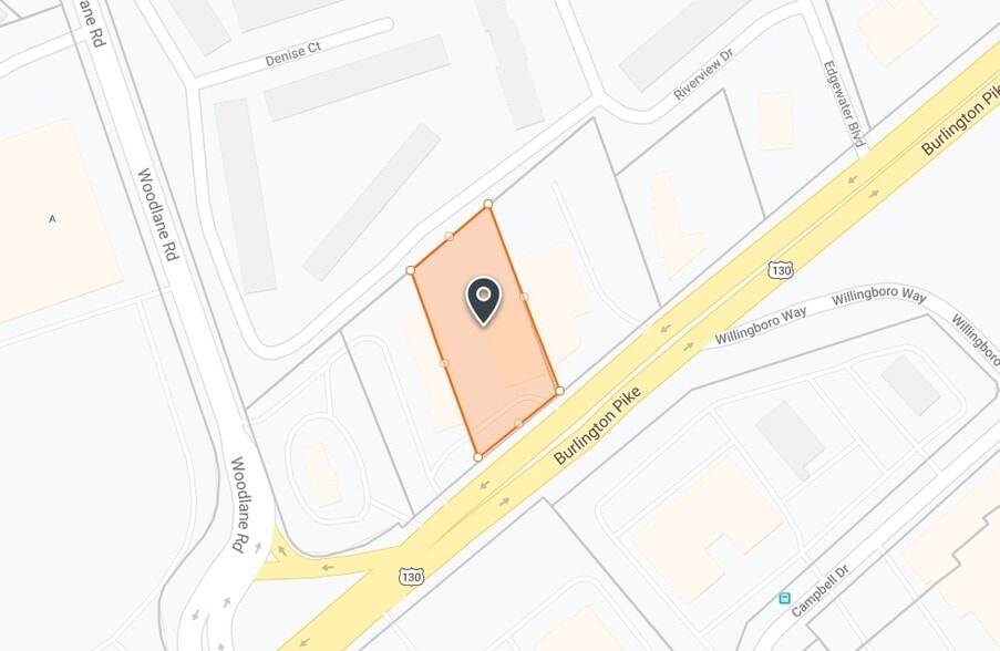 4371 Route 130, Edgewater Park, NJ for lease - Plat Map - Image 2 of 4