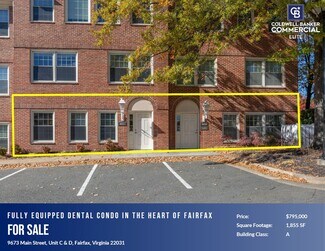 Plus de détails pour 9673-9677 Main St, Fairfax, VA - Bureau à vendre