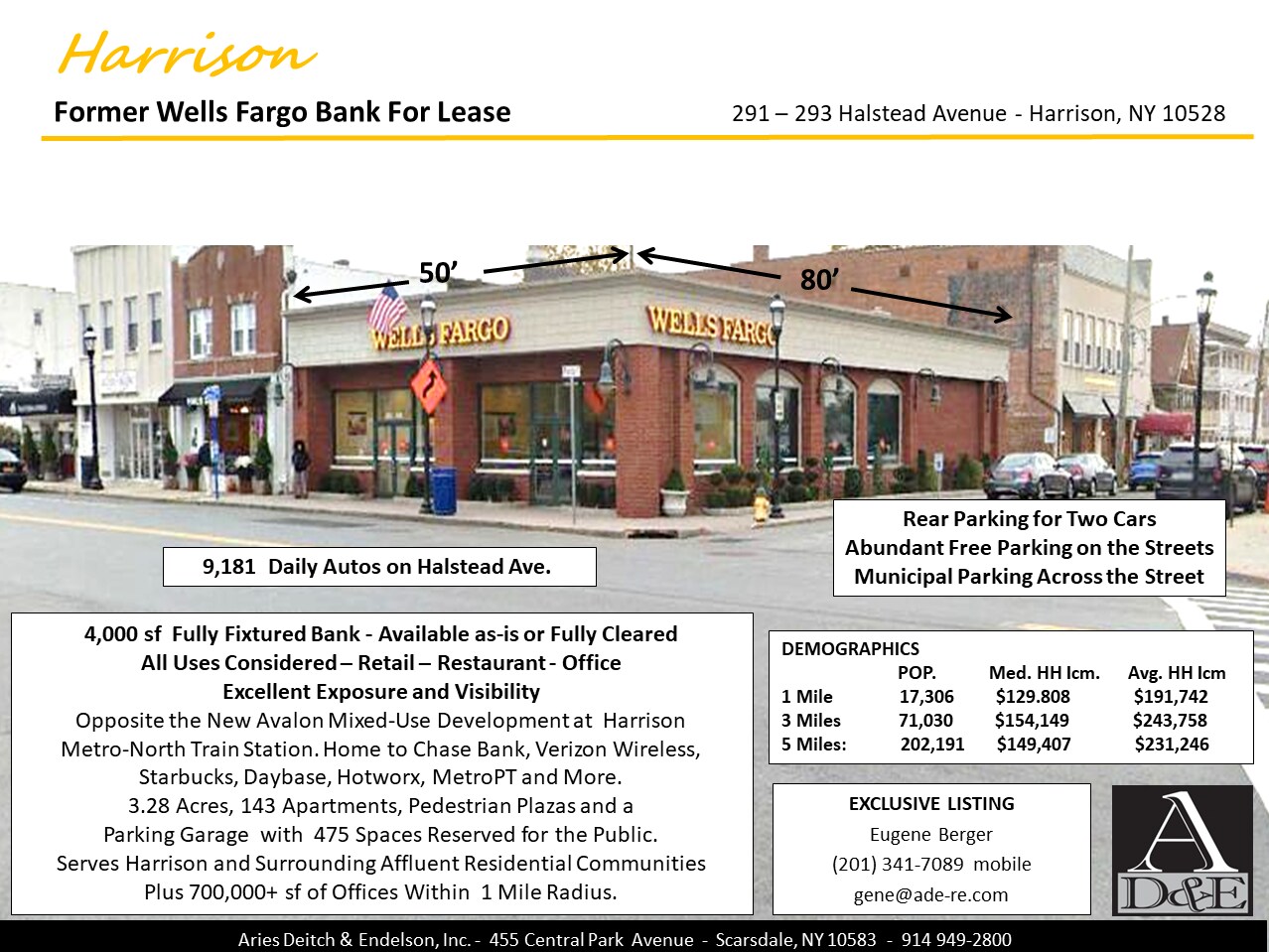 291-293 Halstead Ave, Harrison, NY for lease Building Photo- Image 1 of 13