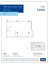 1900 St James Pl, Houston, TX for lease Floor Plan- Image 1 of 1