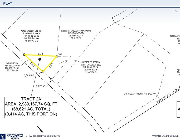 0 Hwy 165, Hollywood, SC à vendre - Plan cadastral - Image 2 de 2
