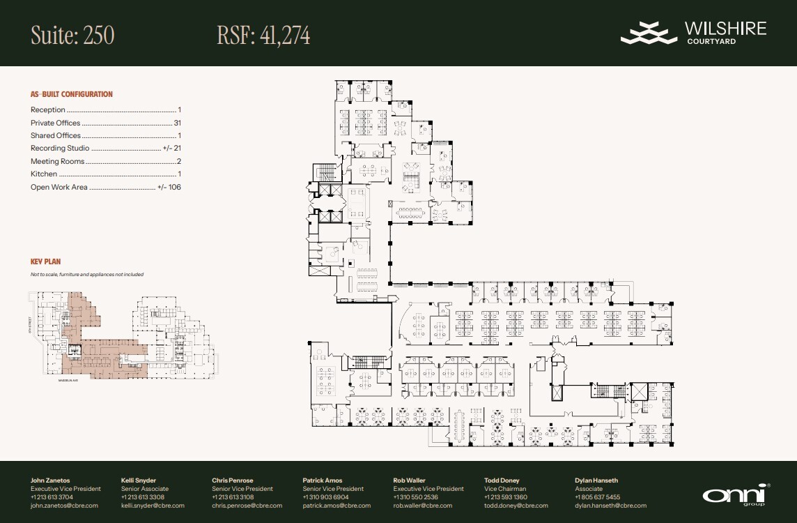 5700 Wilshire Blvd, Los Angeles, CA à louer Plan d’étage- Image 1 de 1