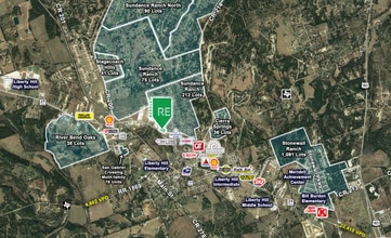 14370 W Hwy 29, Liberty Hill, TX - Aérien Vue de la carte - Image1