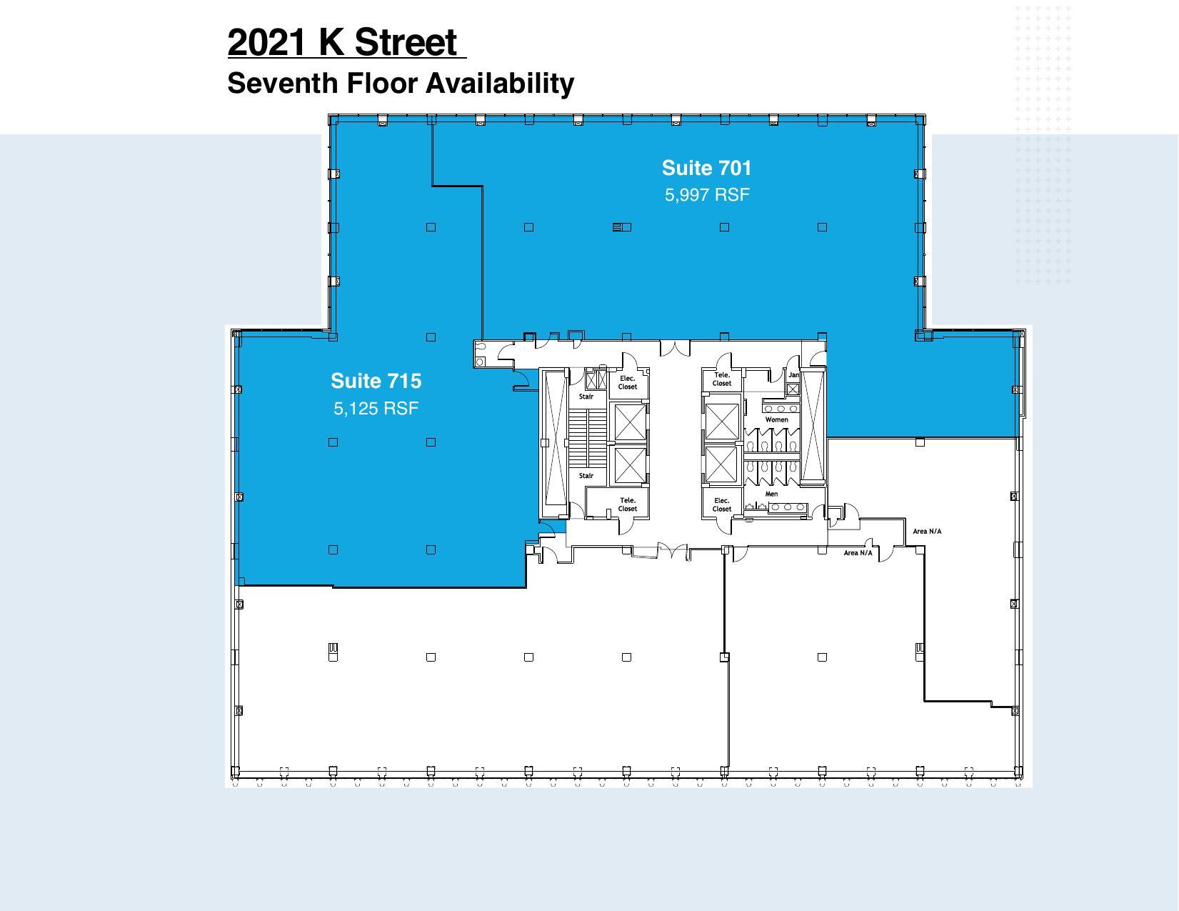 2021 K St NW, Washington, DC for lease Floor Plan- Image 1 of 1
