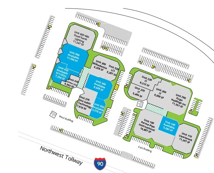 2100 Golf Rd, Rolling Meadows, IL for lease Floor Plan- Image 1 of 1