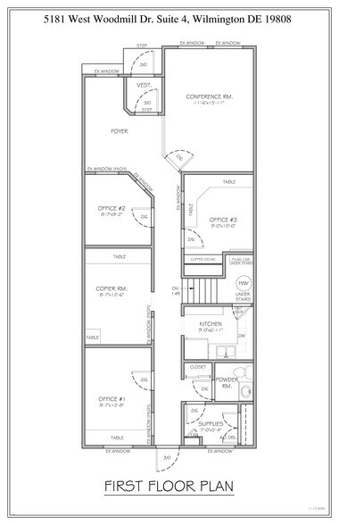 5181 W Woodmill Dr, Wilmington, DE à louer - Plan d’étage - Image 2 de 8