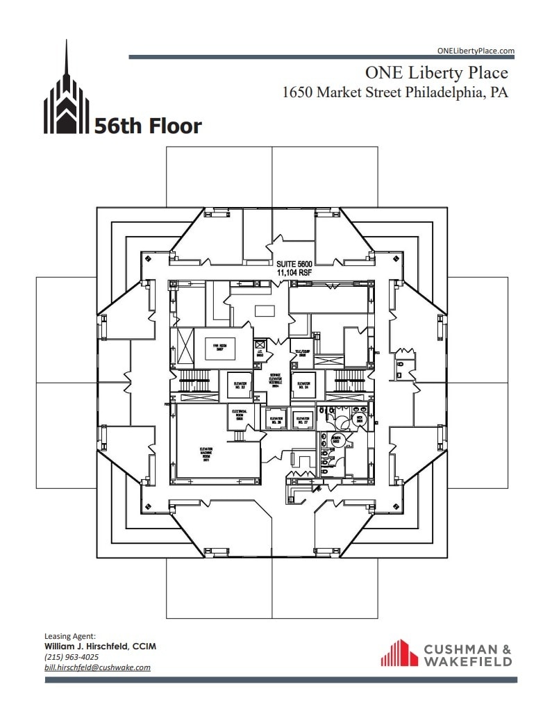 1650 Market St, Philadelphia, PA for lease Floor Plan- Image 1 of 1