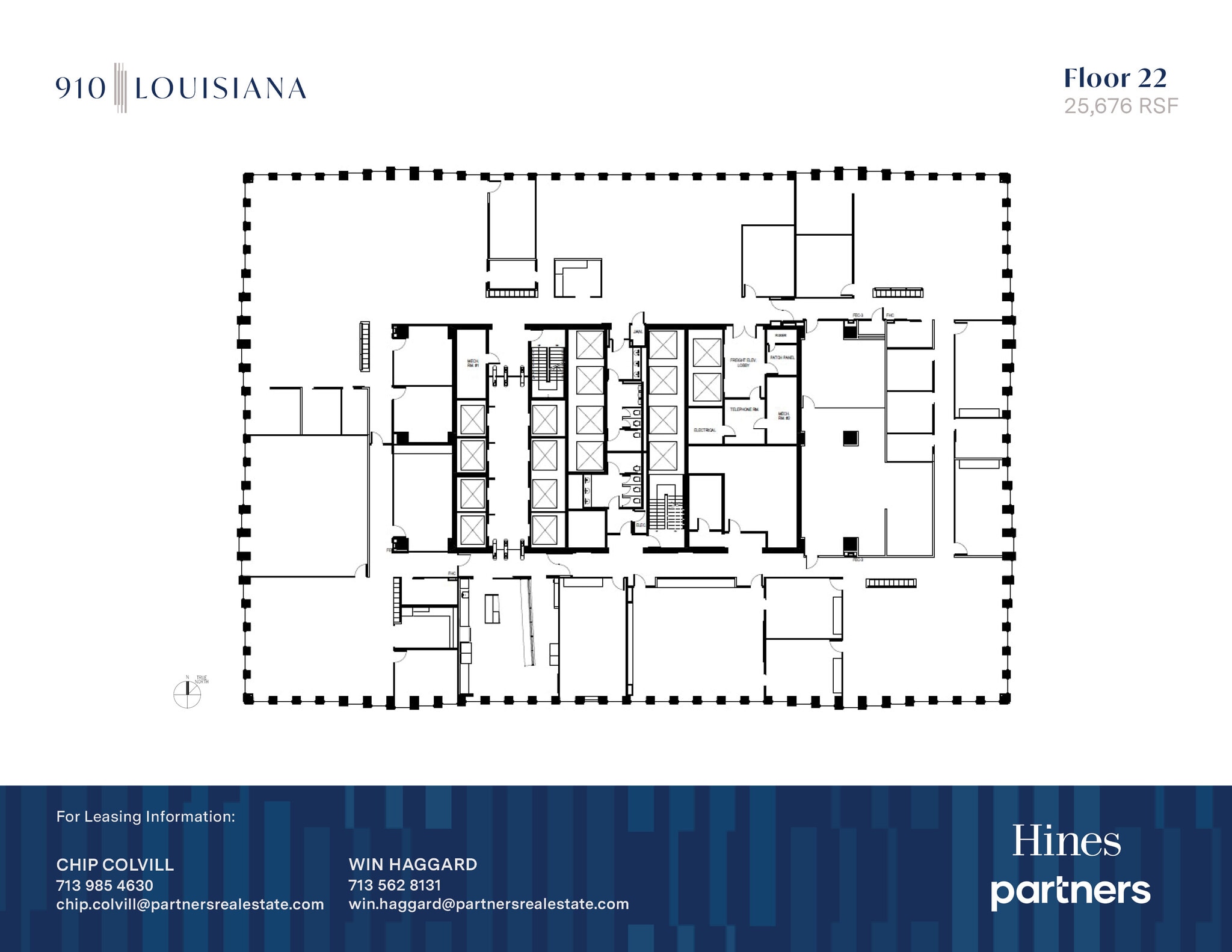 910 Louisiana St, Houston, TX à louer Plan d’étage- Image 1 de 1