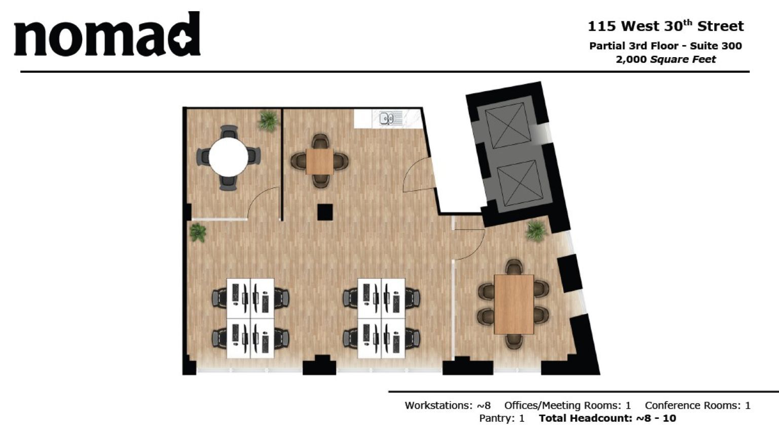 115-125 W 30th St, New York, NY for lease Floor Plan- Image 1 of 6