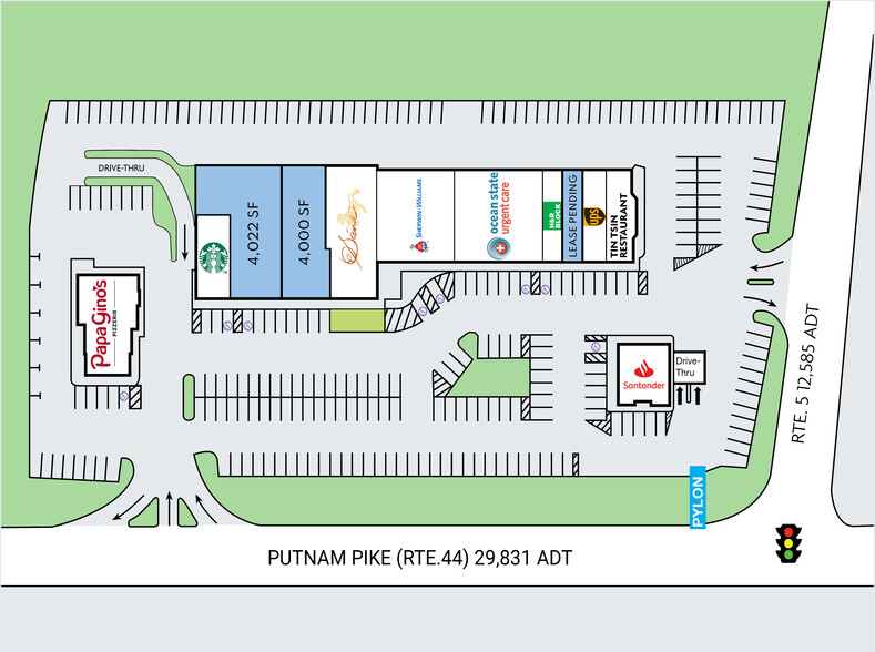 400 Putnam Pike, Smithfield, RI à louer - Plan de site - Image 2 de 12