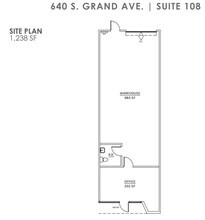 600 S Grand Ave, Santa Ana, CA à louer Plan d  tage- Image 1 de 1