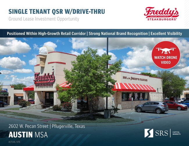 Plus de détails pour 2602 West Pecan Street, Pflugerville, TX - Commerce de détail à vendre