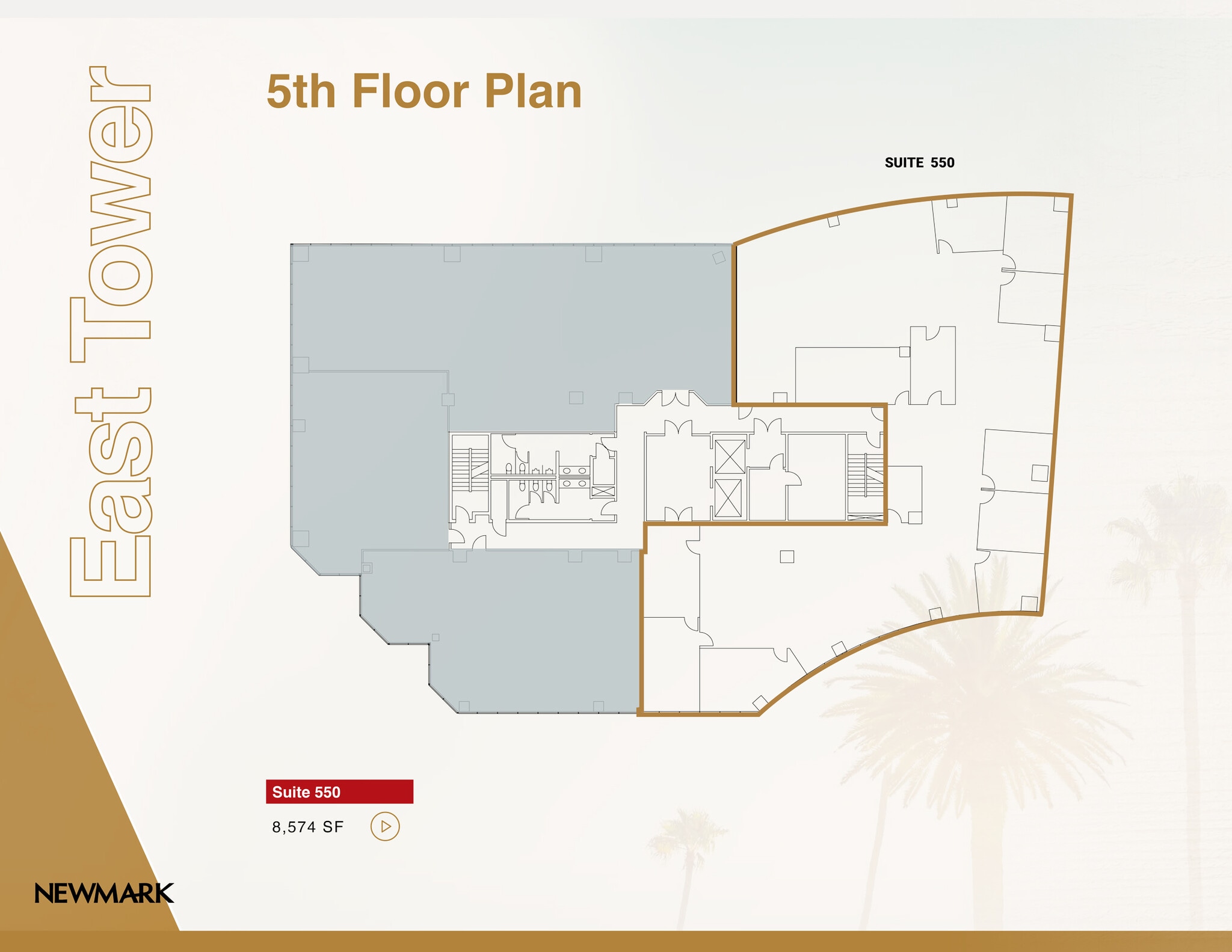5000 Birch St, Newport Beach, CA à louer Plan d’étage- Image 1 de 1