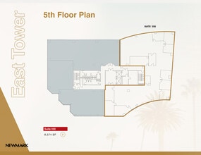 5000 Birch St, Newport Beach, CA à louer Plan d’étage- Image 1 de 1