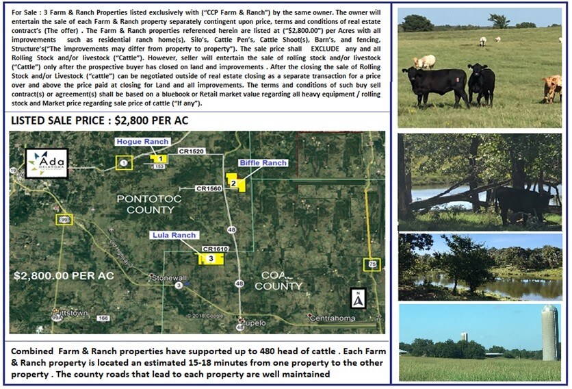 26420 County Road 1520, Allen, OK à vendre - Aérien - Image 2 de 2