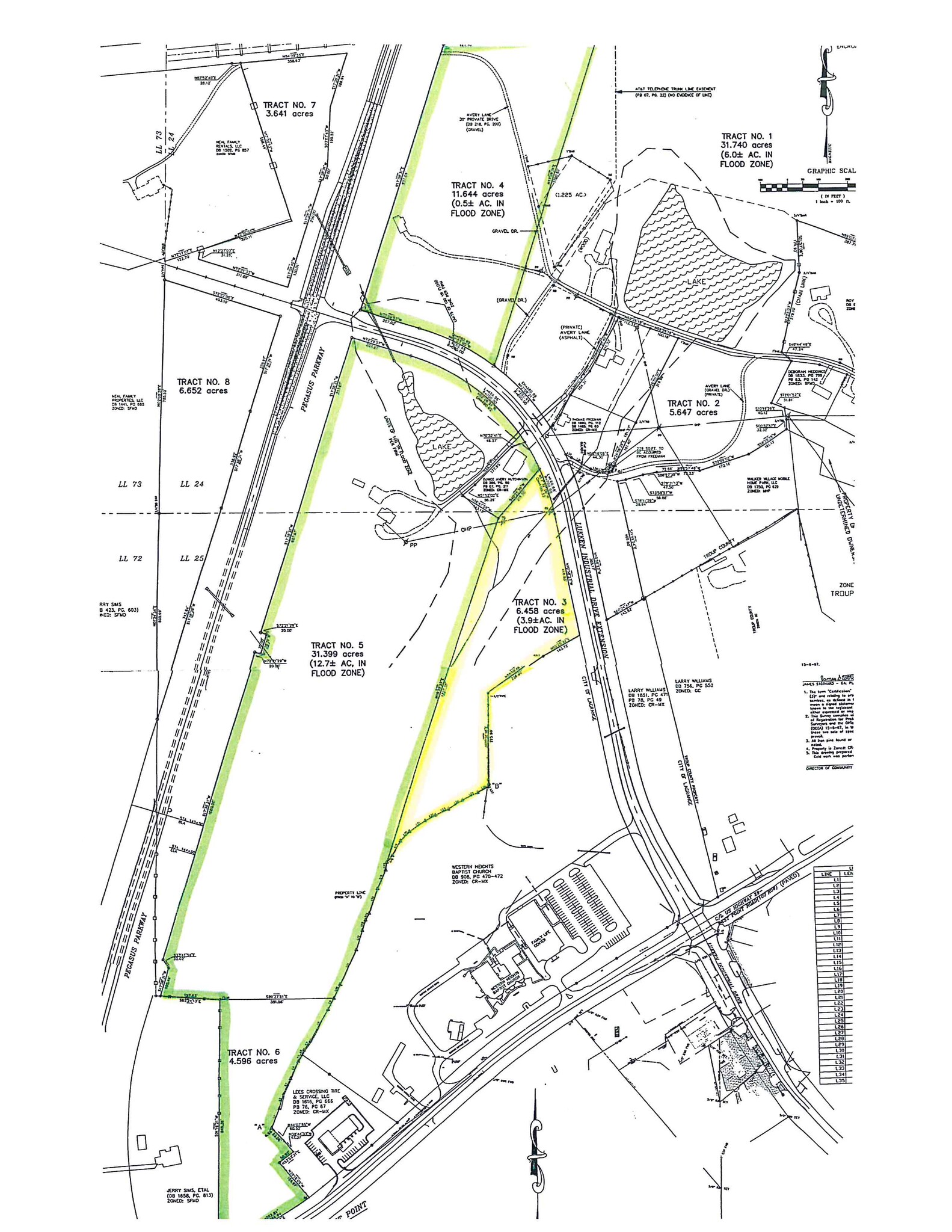 0 Lukken Industrial Dr, Lagrange, GA à vendre Plan cadastral- Image 1 de 2