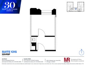 30 N Michigan Ave, Chicago, IL for lease Floor Plan- Image 1 of 5