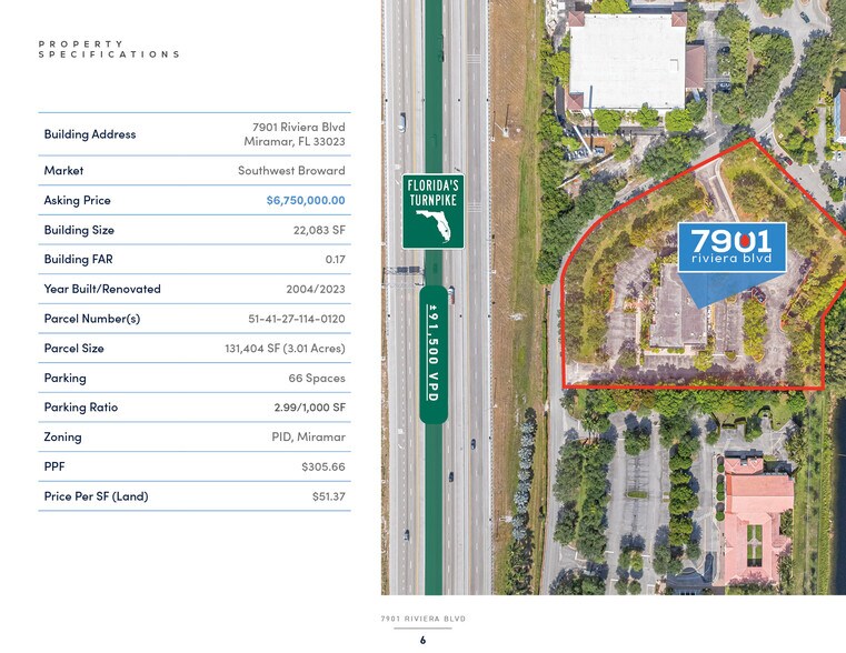 7901 Riviera Blvd, Miramar, FL for sale - Building Photo - Image 3 of 17