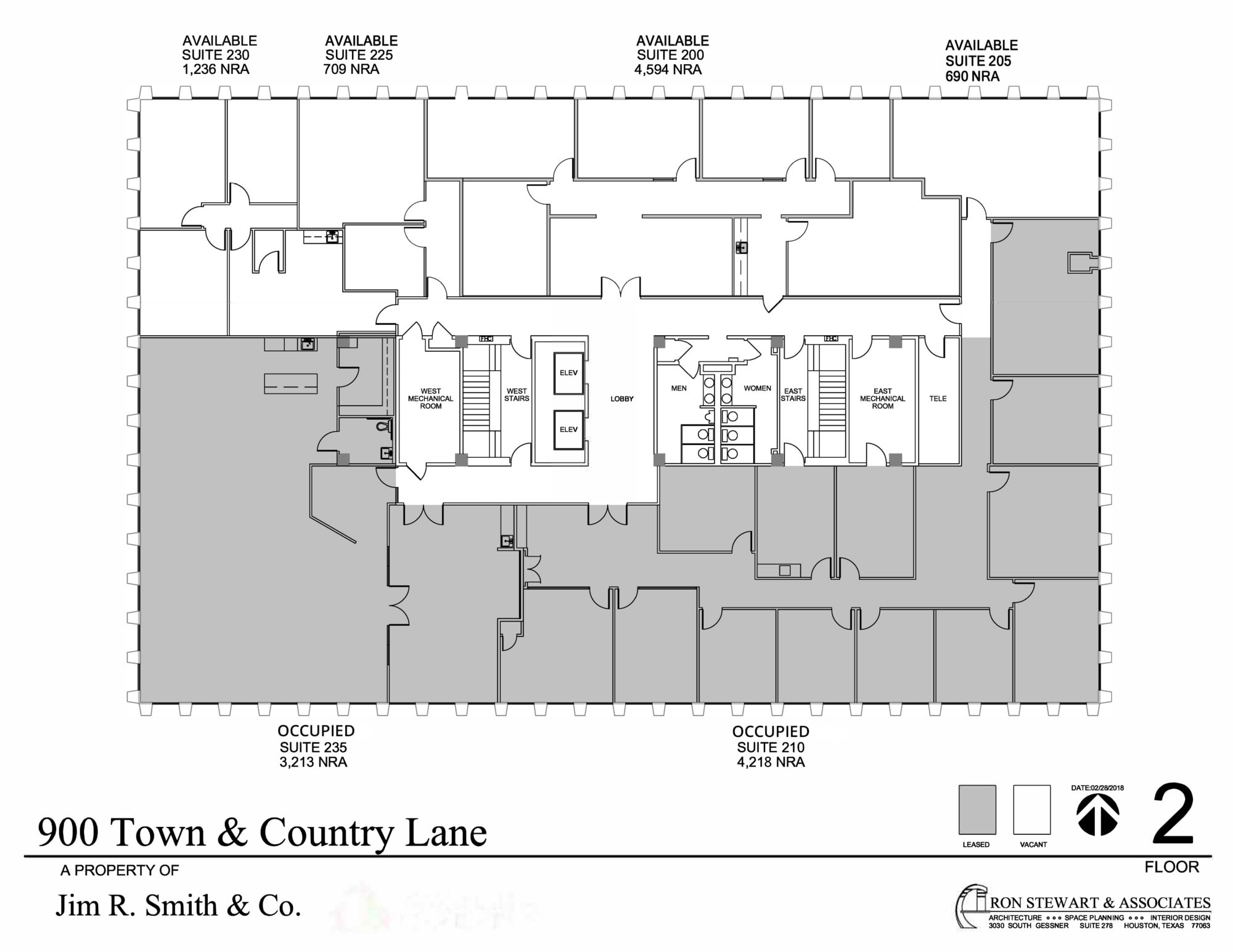 900 Town & Country Blvd, Houston, TX à louer Plan d’étage- Image 1 de 1