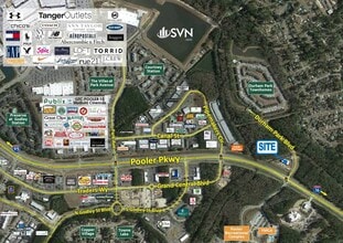 801 Pooler Pky, Pooler, GA - Aerial  map view