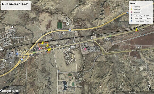 Plus de détails pour Gallup Commercial Land 5 Lots – Terrain à vendre, Gallup, NM