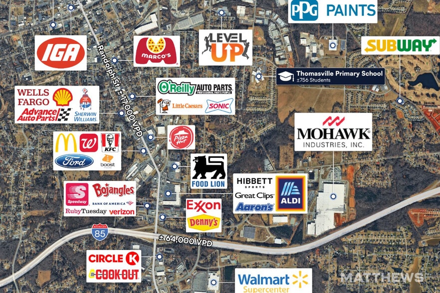 108 E Main St, Thomasville, NC à vendre - Photo du bâtiment - Image 2 de 2