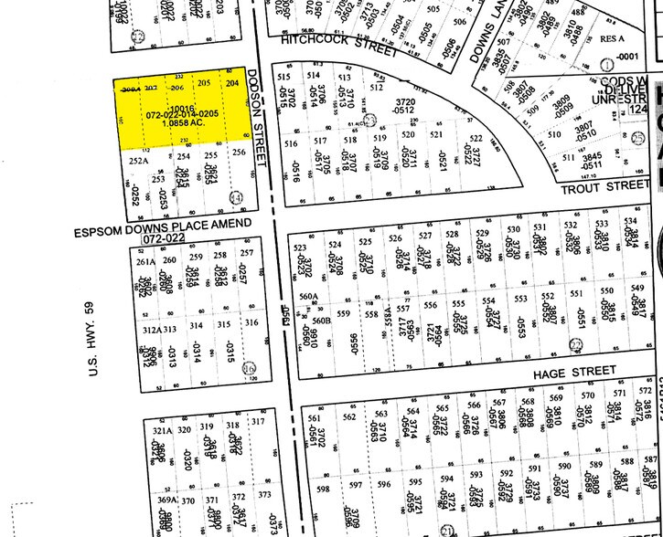 10016 N US 59 Hwy, Houston, TX à vendre - Plan cadastral - Image 2 de 17