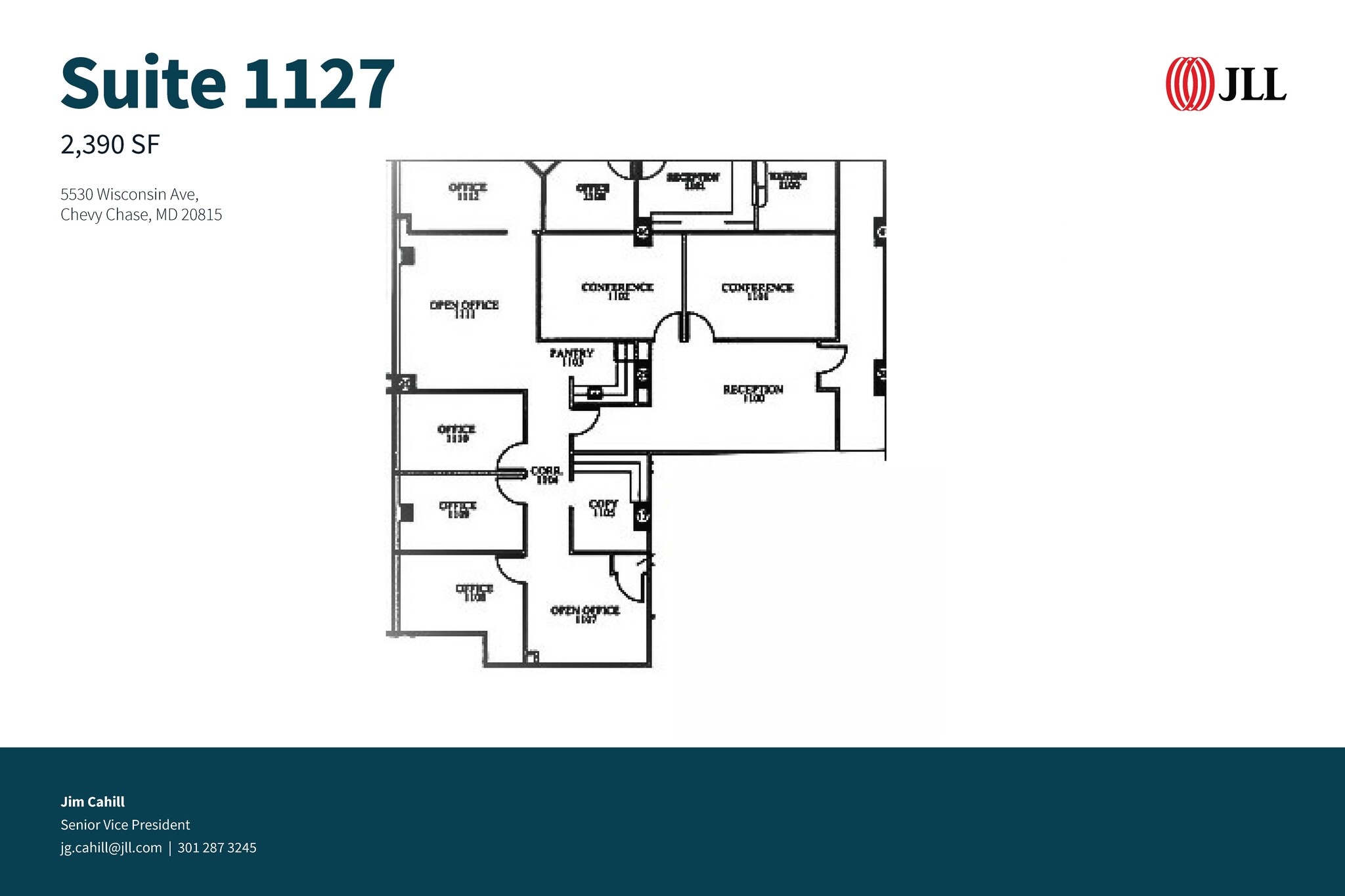 5530 Wisconsin Ave, Chevy Chase, MD for lease Floor Plan- Image 1 of 1