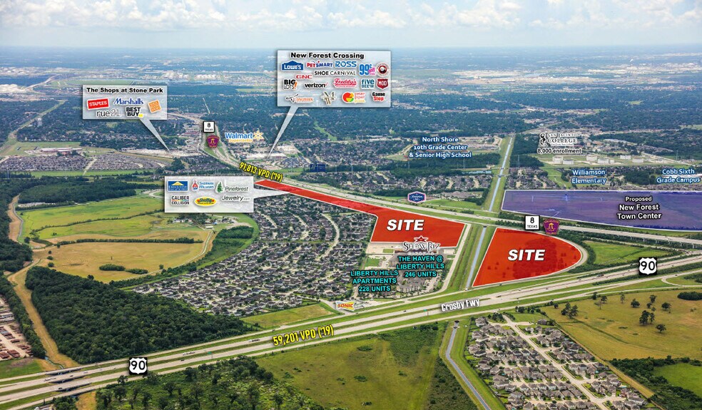 E Sam Houston Pky, Houston, TX à vendre - Photo du bâtiment - Image 1 de 6