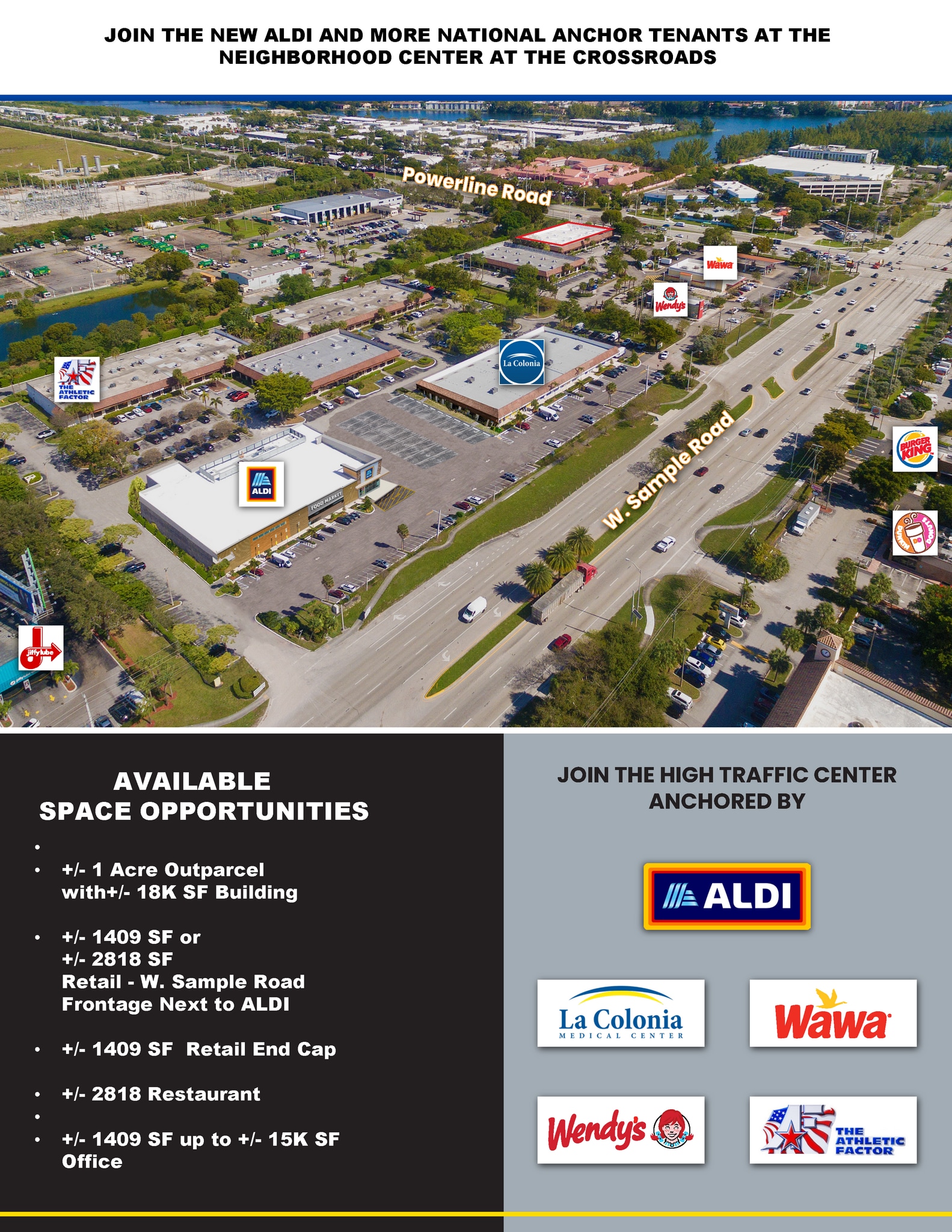 2301 W Sample Rd, Pompano Beach, FL for lease Aerial- Image 1 of 10