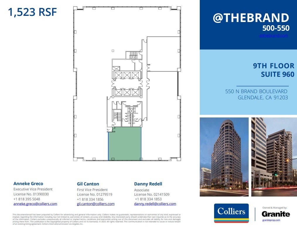 500-550 N Brand Blvd, Glendale, CA for lease Floor Plan- Image 1 of 1