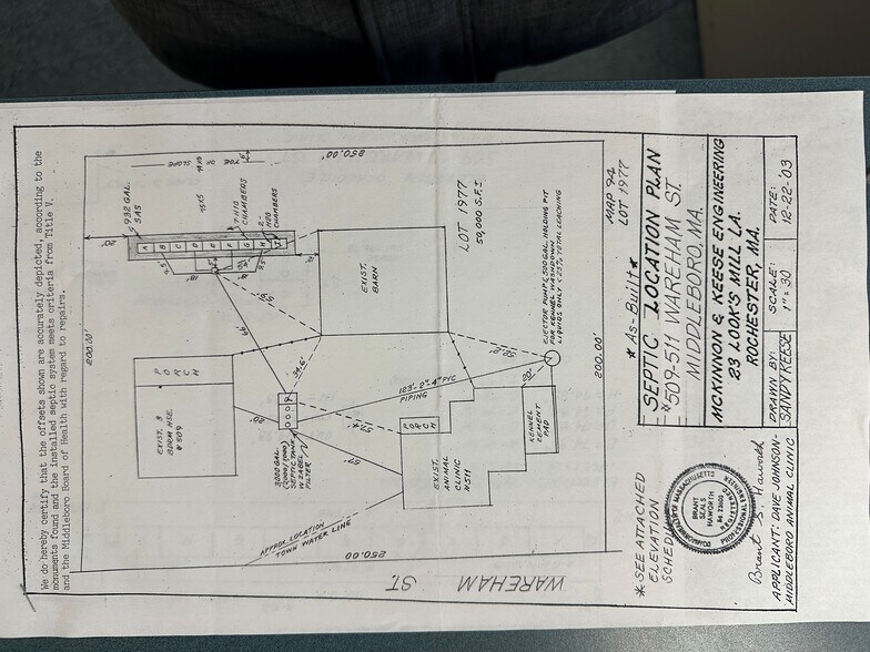 509 Wareham St, Middleboro, MA à vendre - Plan cadastral - Image 2 de 11