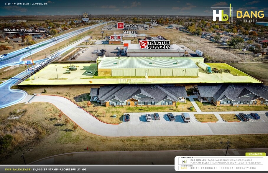 7420 NW Sun, Lawton, OK for sale - Aerial - Image 3 of 6