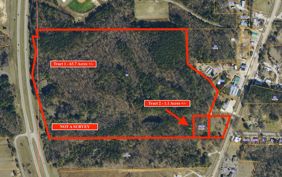 US Highway 45, Saltillo, MS à vendre - Plan cadastral - Image 2 de 7