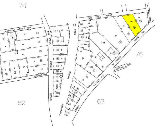 1001 Riverside Dr, Gainesville, GA for sale - Plat Map - Image 3 of 4