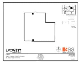 300 N Pacific Coast Hwy, El Segundo, CA à louer Plan d’étage- Image 1 de 1