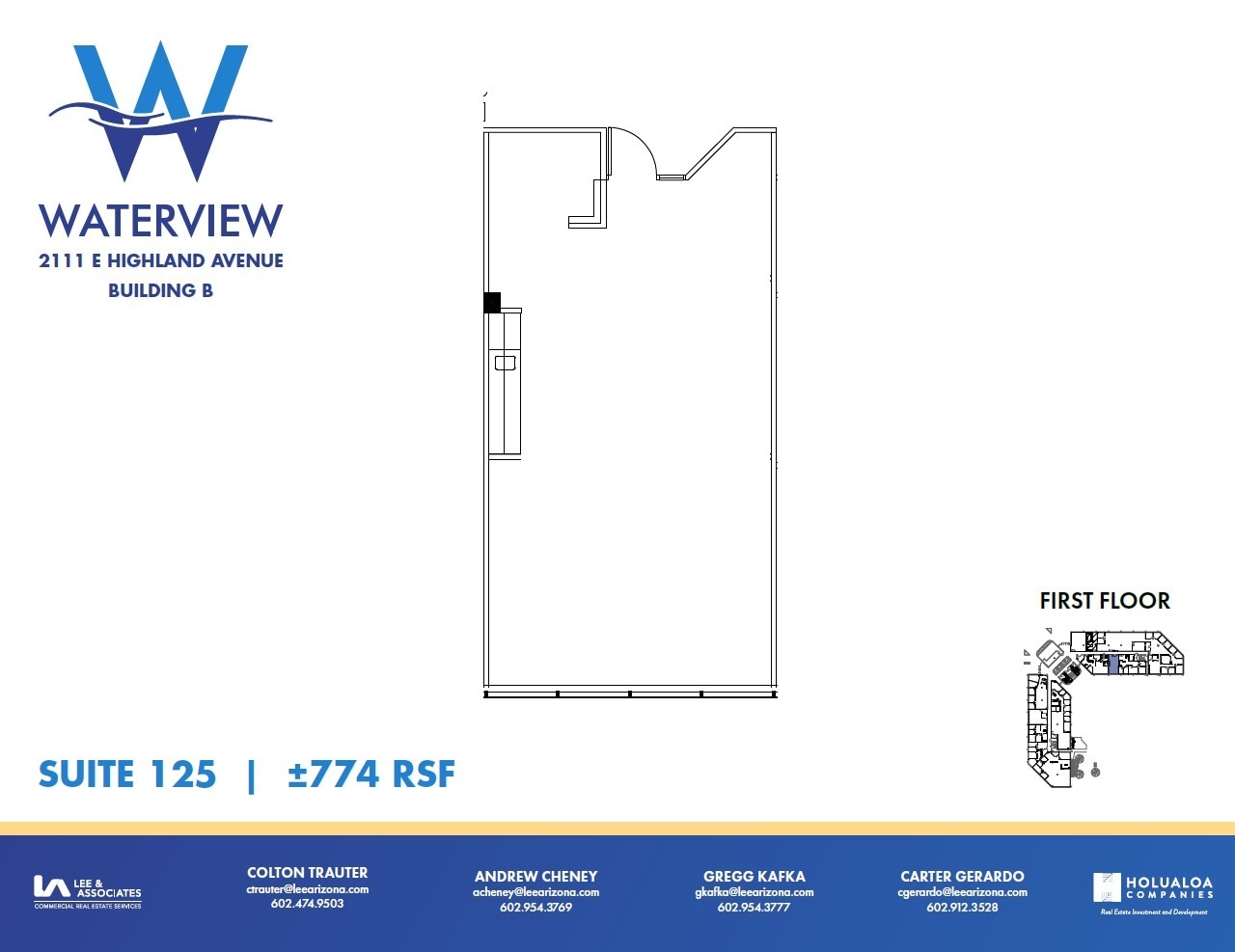 2111 E Highland Ave, Phoenix, AZ for lease Floor Plan- Image 1 of 1
