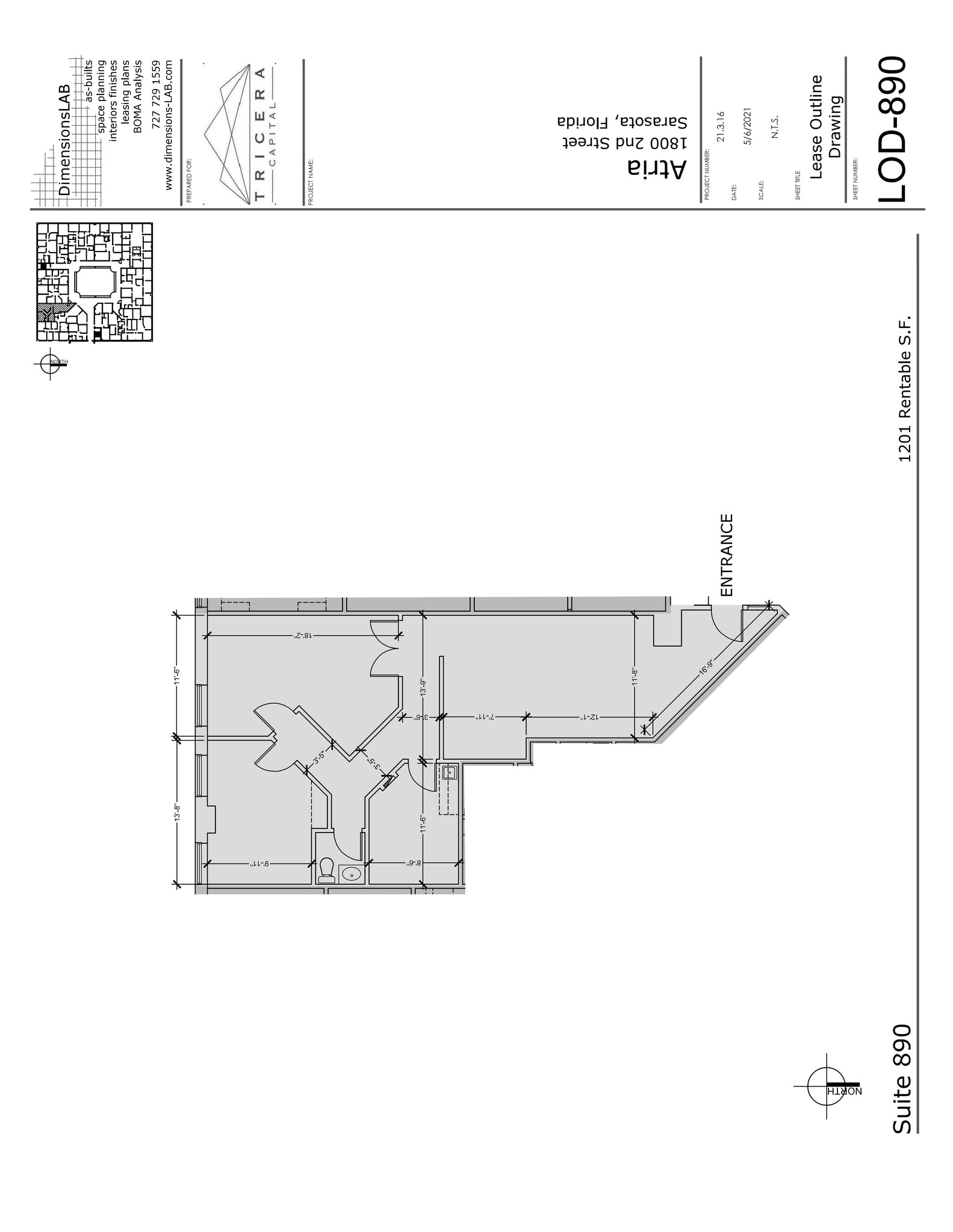 1800 2nd St, Sarasota, FL for lease Site Plan- Image 1 of 1