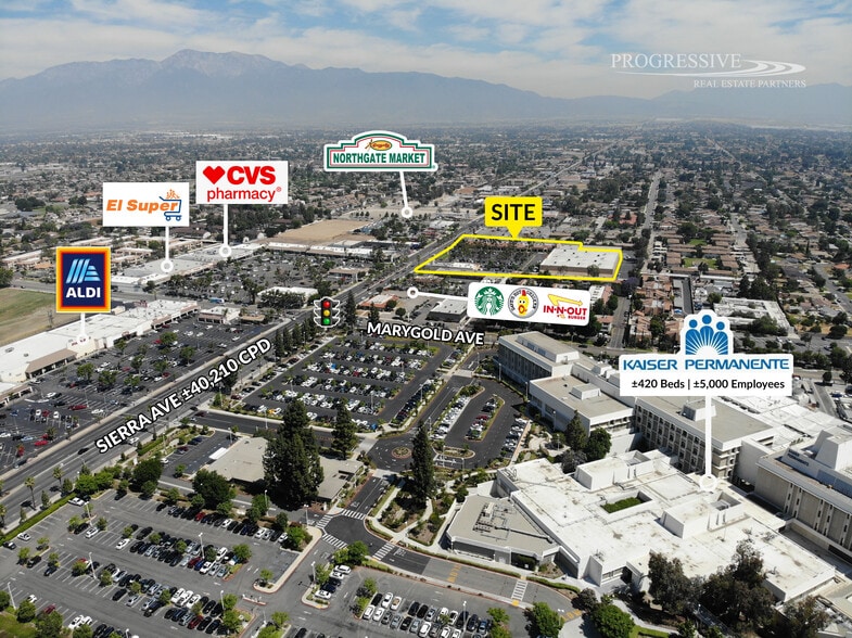 9765-9781 Sierra Ave, Fontana, CA for lease - Building Photo - Image 1 of 12