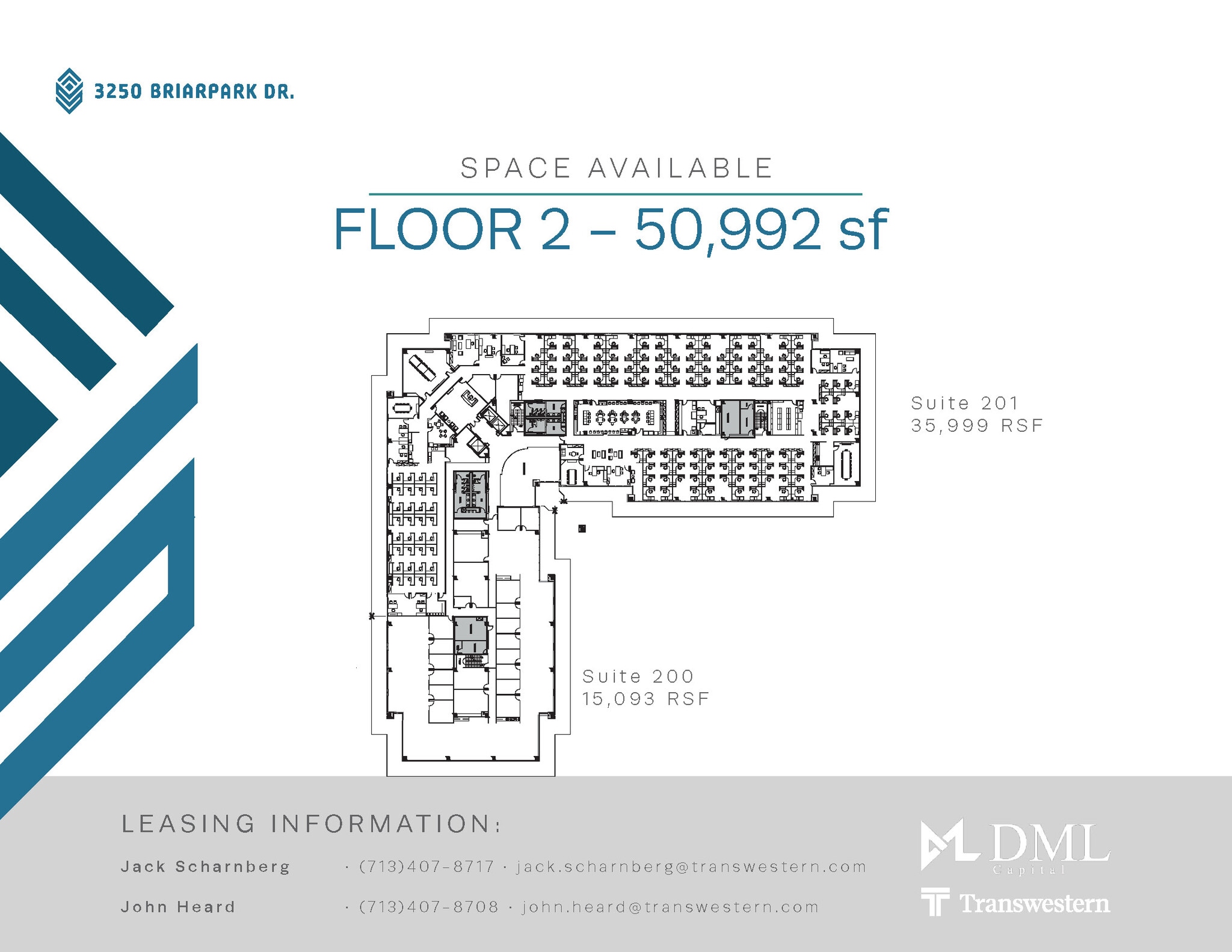 3250 Briarpark Dr, Houston, TX à louer Plan d’étage- Image 1 de 1