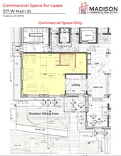 517 W Main St, Madison, WI à louer Plan d’étage- Image 1 de 1