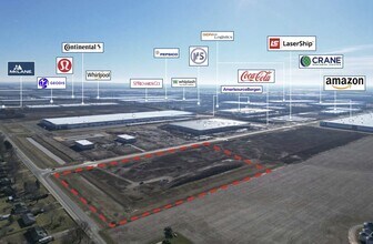 1345 Rohr Rd, Lockbourne, OH - Aérien  Vue de la carte