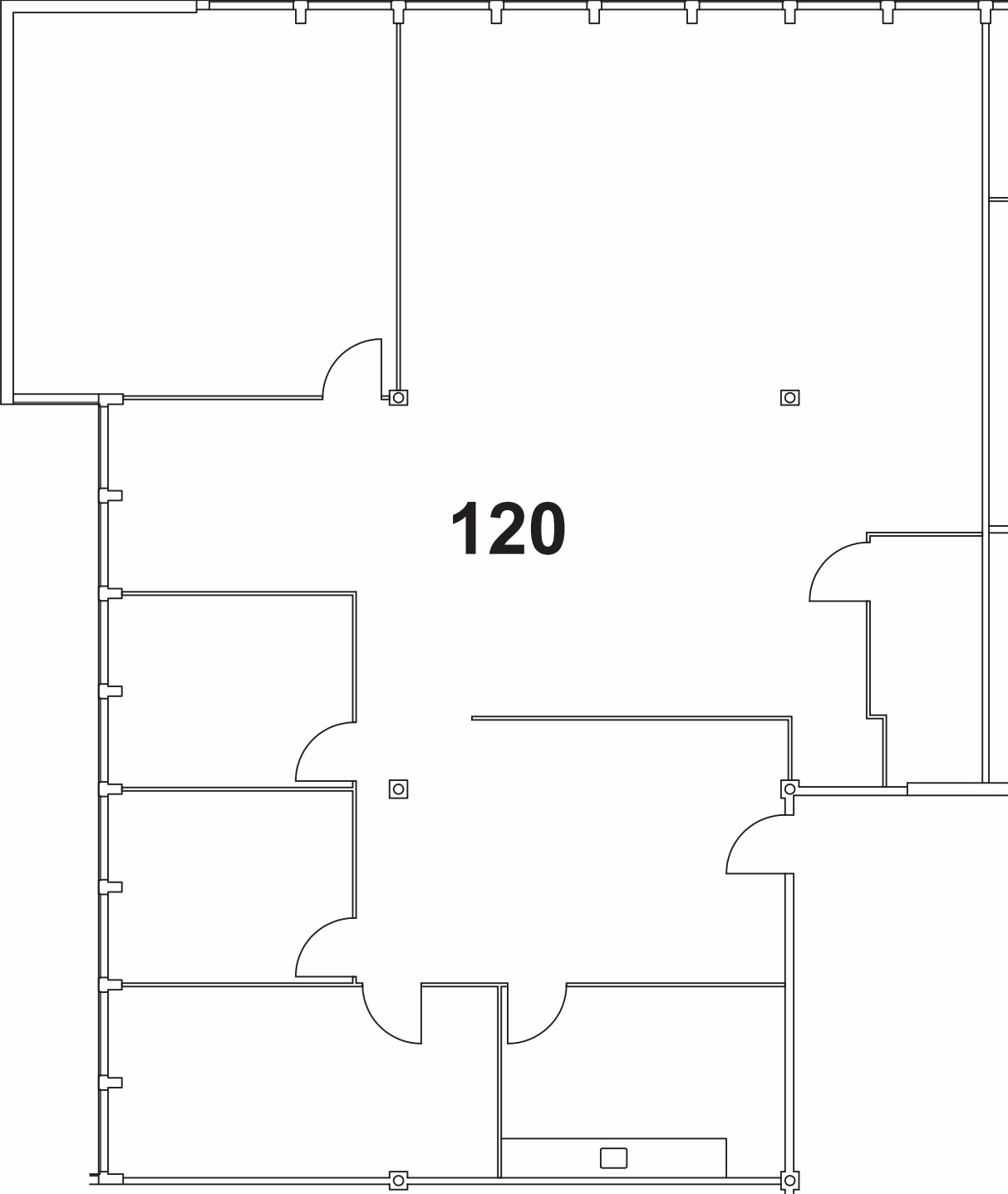 8825 Aero Dr, San Diego, CA à louer Plan d’étage- Image 1 de 2