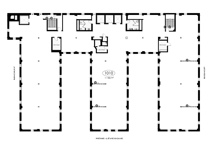 1425 Boul René-Lévesque O, Montréal, QC à louer Plan d  tage- Image 1 de 1