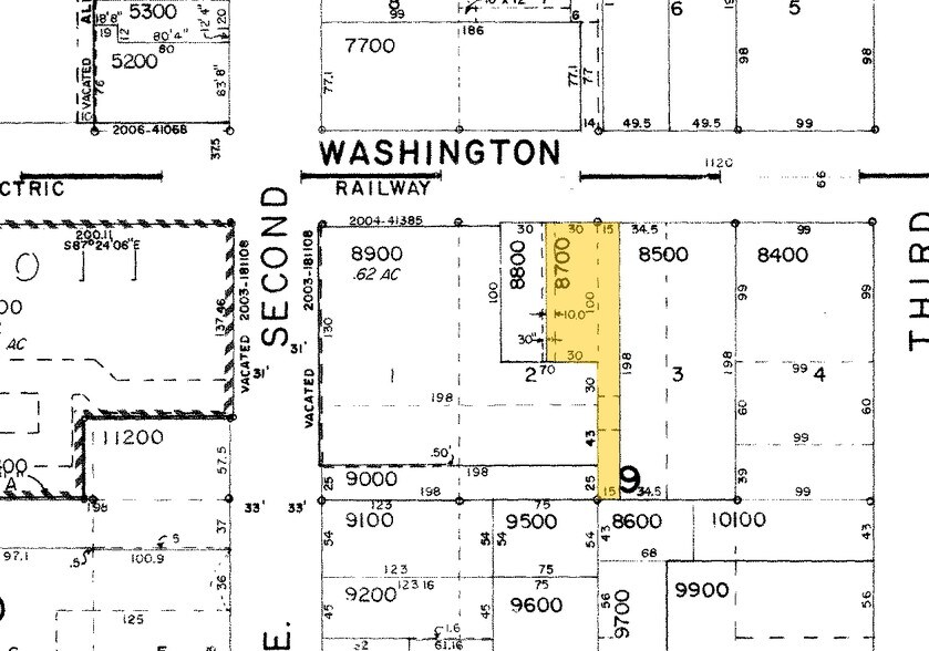 238-242 SE Washington St, Hillsboro, OR à louer - Plan cadastral - Image 2 de 8