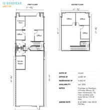 8 Goodyear, Irvine, CA for lease Floor Plan- Image 1 of 1