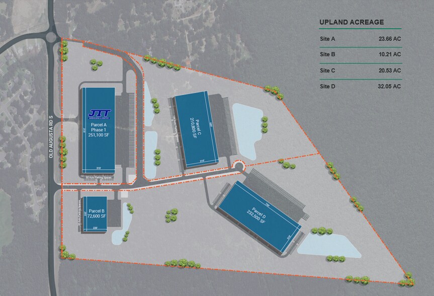 0 Old Augusta Rd, Rincon, GA à louer - Plan de site - Image 3 de 3