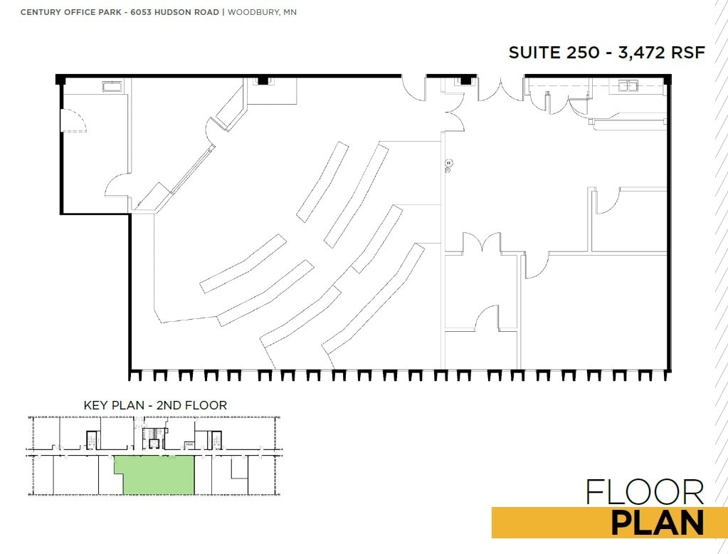 6043 Hudson Rd, Woodbury, MN à louer Plan d’étage- Image 1 de 1